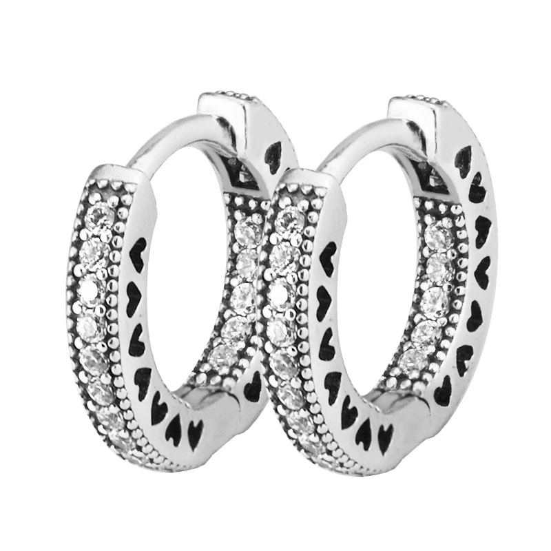 Small Round Circle Hoop Earrings for Women Clear CZ Love Hearts Charm Party Earrings Girls Fashion 925 Sterling Silver Jewelry
Small Round Circle Hoop Earrings for Women Clear CZ Love Hearts Charm Party Earrings Girls Fashion 925 Sterling Silver Jewelry