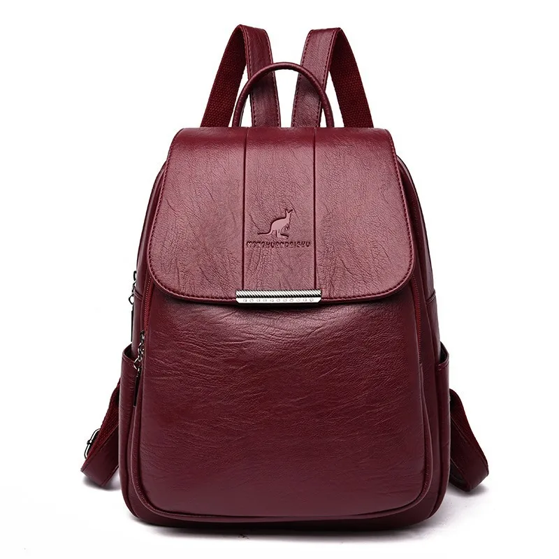 Women Leather Backpacks High Quality 2019 Female Backpacks School Bags For Girls Large Capacity Bagpack Ladies Casual Daypack
Women Leather Backpacks High Quality 2019 Female Backpacks School Bags For Girls Large Capacity Bagpack Ladies Casual Daypack