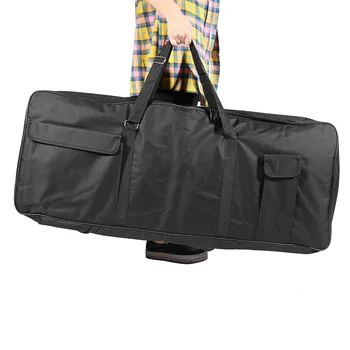 61-Key Keyboard Electric Piano Organ Gig Bag Soft Case Dual Zipper 39.3" * 15.7" 600D Cloth PE Foam Padded
61-Key Keyboard Electric Piano Organ Gig Bag Soft Case Dual Zipper 39.3" * 15.7" 600D Cloth PE Foam Padded