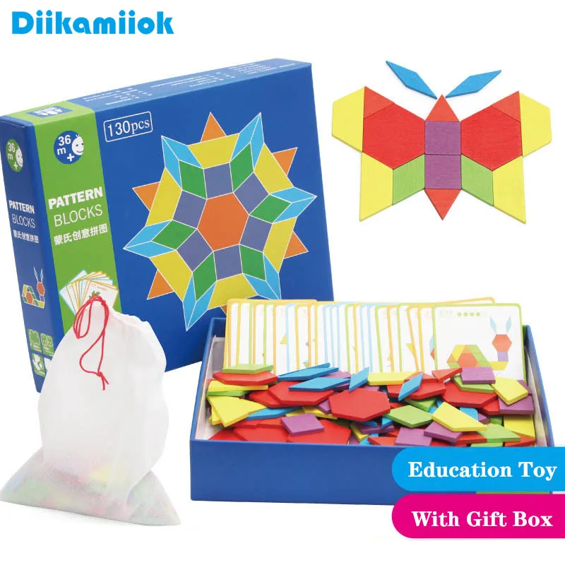 130pcs Creative Wooden Jigsaw Puzzle Toy Divergence Thinking Learning Geometric Shape Color Educational Toys for Children MG-Z03
130pcs Creative Wooden Jigsaw Puzzle Toy Divergence Thinking Learning Geometric Shape Color Educational Toys for Children MG-Z03