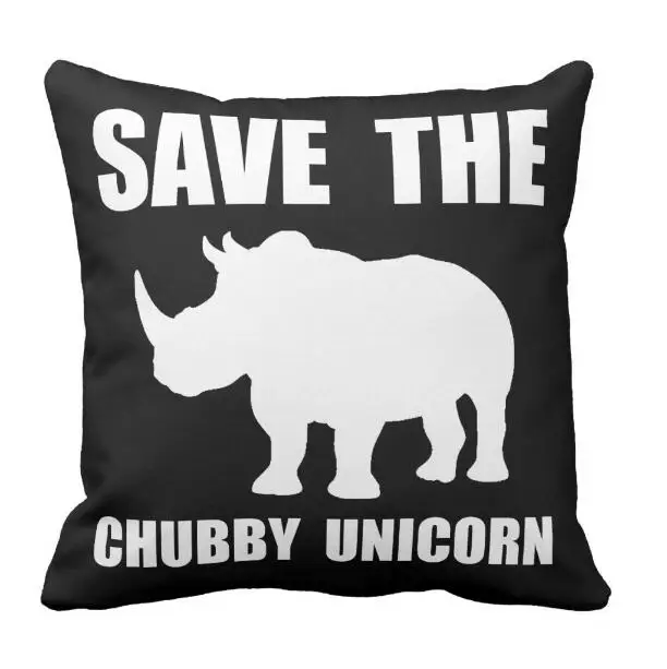 Novelty Save the Chubby Unicorn Rhino Throw Pillow Case Cushion Cover Rhino Rhinoceros Wild Africa Endangered Species Outdoor
Novelty Save the Chubby Unicorn Rhino Throw Pillow Case Cushion Cover Rhino Rhinoceros Wild Africa Endangered Species Outdoor