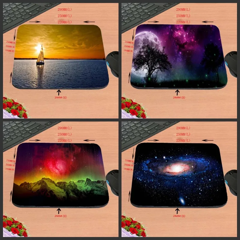 Customized Best Sales Mouse Pad Space Sea Scenery Computer Notebook Rectangle Rubber Anti-slip Mouse Mat 18*22cm
Customized Best Sales Mouse Pad Space Sea Scenery Computer Notebook Rectangle Rubber Anti-slip Mouse Mat 18*22cm