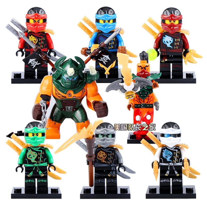 8pcs Ninja Block Figure Cole Kai Jay Lloyd Nya Black Dogshank Nadakhan Ninja Building Bricks Toy Legoings
8pcs Ninja Block Figure Cole Kai Jay Lloyd Nya Black Dogshank Nadakhan Ninja Building Bricks Toy Legoings