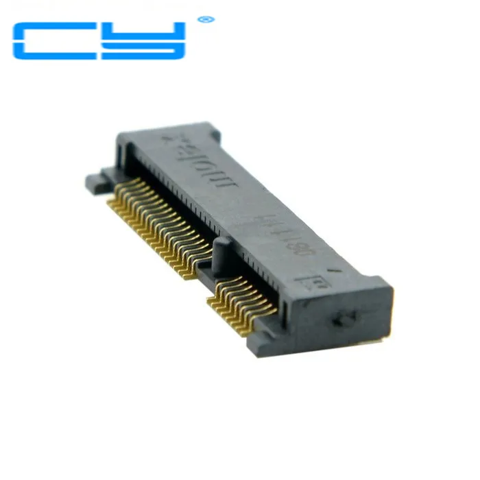 Mini PCI-E pci express pcie mSATA 52pin 4.0mm Height Receptacle female socket connector adapter Board Mount SMT for SSD
Mini PCI-E pci express pcie mSATA 52pin 4.0mm Height Receptacle female socket connector adapter Board Mount SMT for SSD