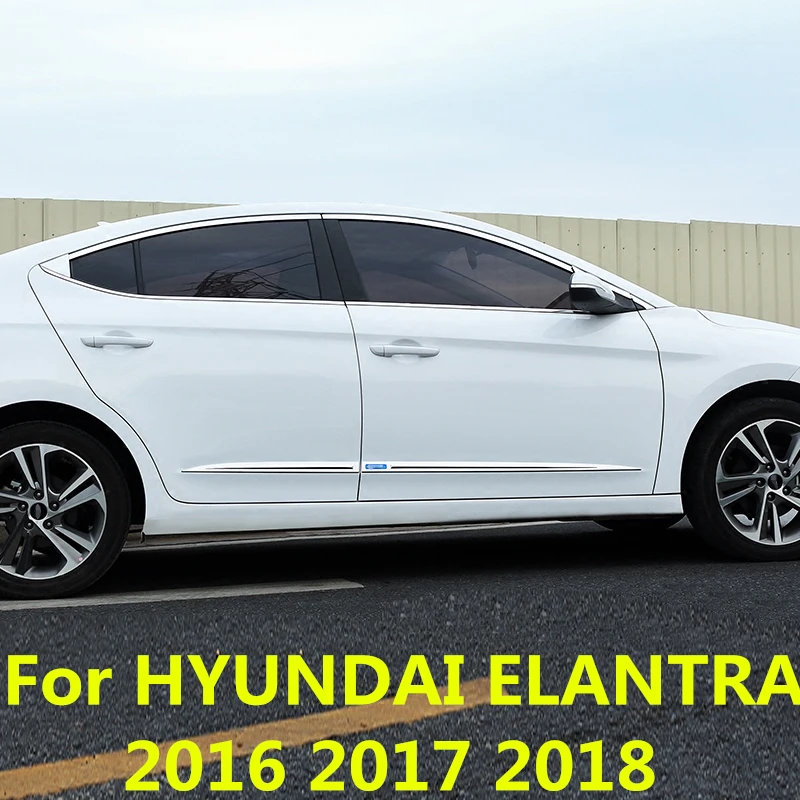 high quality new side door stainless steel protector scratch-resistant strip Auto Accessories For hyundai Elantra 2016 2017 2018
high quality new side door stainless steel protector scratch-resistant strip Auto Accessories For hyundai Elantra 2016 2017 2018