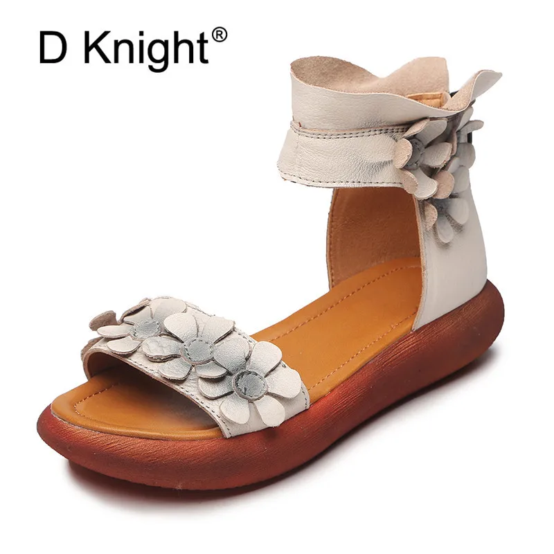 Genuine Leather Women's Sandals Flower Ankl Strap Designer Ladies Sandals Flats Shoes Green Purple Female Platform Sandals Shoes
Genuine Leather Women's Sandals Flower Ankl Strap Designer Ladies Sandals Flats Shoes Green Purple Female Platform Sandals Shoes