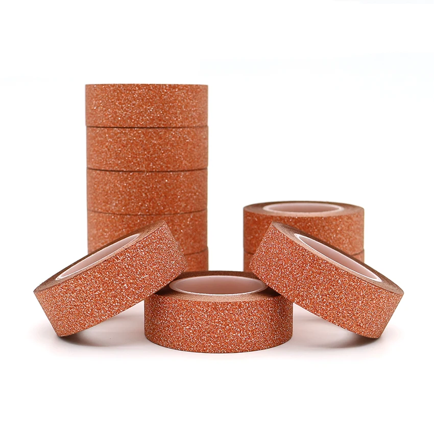 10m*15mm Creative Orange Colour Washi Tape Glitter Flash Stickers DIY Decoration Adhesive Hand Account Tape Masking Tape 1 PCS
10m*15mm Creative Orange Colour Washi Tape Glitter Flash Stickers DIY Decoration Adhesive Hand Account Tape Masking Tape 1 PCS