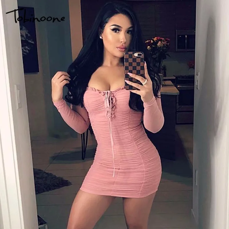 Tobinoone Autumn Long Sleeve Lace Dress Women 2018 New Off Shoulder Backless Sexy Bodycon Dress Clubwear Ladies Dresses Vestido 
Tobinoone Autumn Long Sleeve Lace Dress Women 2018 New Off Shoulder Backless Sexy Bodycon Dress Clubwear Ladies Dresses Vestido
