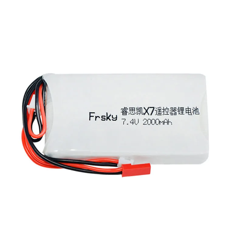 1 2 3 pcs 7.4V 2S 2000mAh 8C Rechargeable Lipo Battery for Frsky ACCST Taranis Q X7 Transmitter Remote Controller Spare Part
1 2 3 pcs 7.4V 2S 2000mAh 8C Rechargeable Lipo Battery for Frsky ACCST Taranis Q X7 Transmitter Remote Controller Spare Part