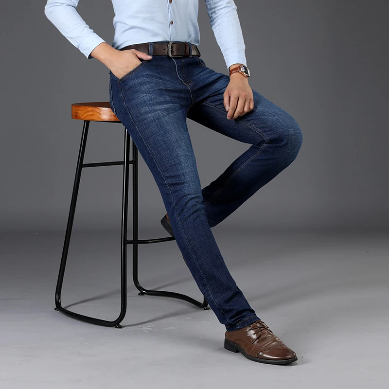 SULEE Brand 2019 New Men's Stretch Jeans High Quality Slim BlueTrousers Jeans Male Business Casual Pants Brand 
SULEE Brand 2019 New Men's Stretch Jeans High Quality Slim BlueTrousers Jeans Male Business Casual Pants Brand