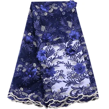 French Lace Fabric Sky Blue Wedding High Quality African Tulle Lace Fabric 5Yard 3D Flowers Embroidered Tulle Lace fabric Y1473
French Lace Fabric Sky Blue Wedding High Quality African Tulle Lace Fabric 5Yard 3D Flowers Embroidered Tulle Lace fabric Y1473