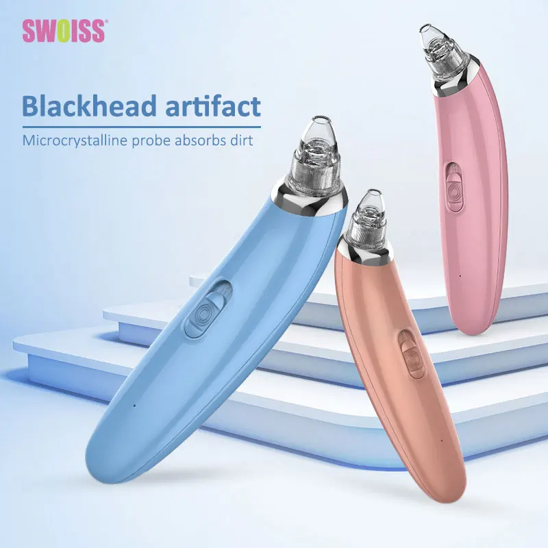 SWOISS Electric Blackhead Remover Pore Acne Cleaner Face Vacuum Cleaner Pimple Patch Cleansing Instrument Comedone Extractor
SWOISS Electric Blackhead Remover Pore Acne Cleaner Face Vacuum Cleaner Pimple Patch Cleansing Instrument Comedone Extractor