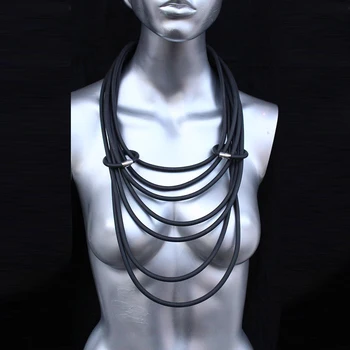 YD&YDBZ Fashion Pendant Necklace For Women Jewelry 2019 New Rubber Necklaces Bondage Body Handmade Collar Chains Punk Rave Gifts
YD&YDBZ Fashion Pendant Necklace For Women Jewelry 2019 New Rubber Necklaces Bondage Body Handmade Collar Chains Punk Rave Gifts