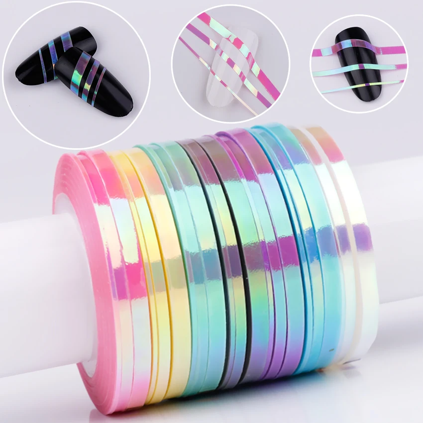 BORN QUEEN 21Pcs Mermaid Nail Striping Tape Line Stickers Candy Color Adhesive Decals 3D DIY Nail Art Manicure Decoration
BORN QUEEN 21Pcs Mermaid Nail Striping Tape Line Stickers Candy Color Adhesive Decals 3D DIY Nail Art Manicure Decoration