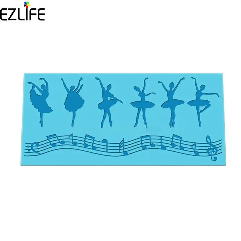 Silicone Cake Molds Dancer Music Lace Mat Fondant Mold Baking Cake Cookie Chocolate Tools Molds Cake Decorating Tools CHW3155
Silicone Cake Molds Dancer Music Lace Mat Fondant Mold Baking Cake Cookie Chocolate Tools Molds Cake Decorating Tools CHW3155