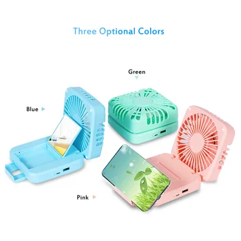 Portable Mini Fan with Makeup Mirror Phone Stand Handheld USB Rechargeable Electric Desk Fan Outdoor for Office Home Travel
Portable Mini Fan with Makeup Mirror Phone Stand Handheld USB Rechargeable Electric Desk Fan Outdoor for Office Home Travel