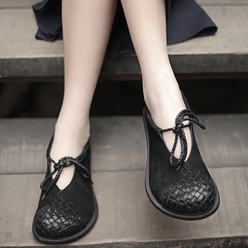 2019 Spring Handmade Vintage Shoes Women Flats Cow Suede Leather Round Toes Lace Up Comfortable Lady Flat Shoes
2019 Spring Handmade Vintage Shoes Women Flats Cow Suede Leather Round Toes Lace Up Comfortable Lady Flat Shoes