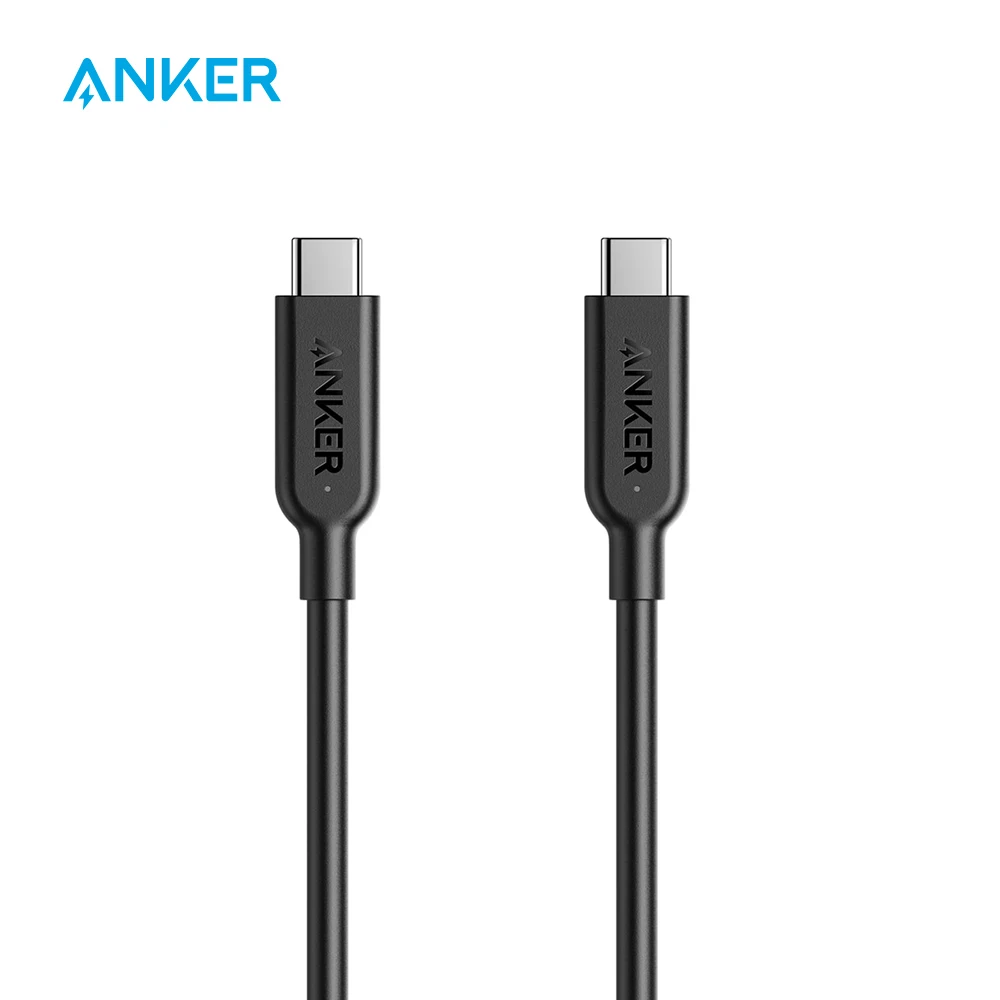Кабель Anker Powerline II USB-C 3 1 Gen 2 (3 фута) с блоком питания для Samsung Galaxy Huawei Matebook MacBook Pixel и