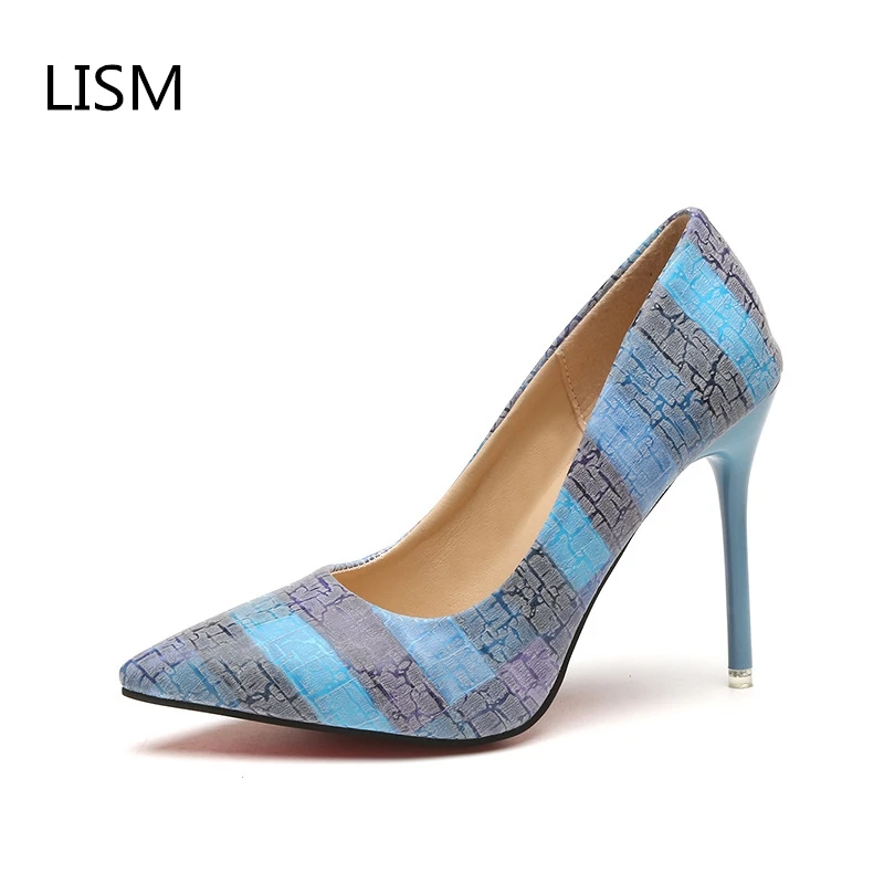 LISM 2018 spring and autumn new fashion shoes Europe and America fine with pointed lattice large size high heels 8cm
LISM 2018 spring and autumn new fashion shoes Europe and America fine with pointed lattice large size high heels 8cm