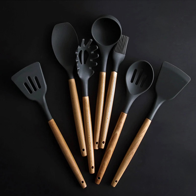 8 Pcs/Set Silicone Spatula Heat-resistant Soup Spoon Non-stick Special Cooking Shovel Kitchen Tools
8 Pcs/Set Silicone Spatula Heat-resistant Soup Spoon Non-stick Special Cooking Shovel Kitchen Tools