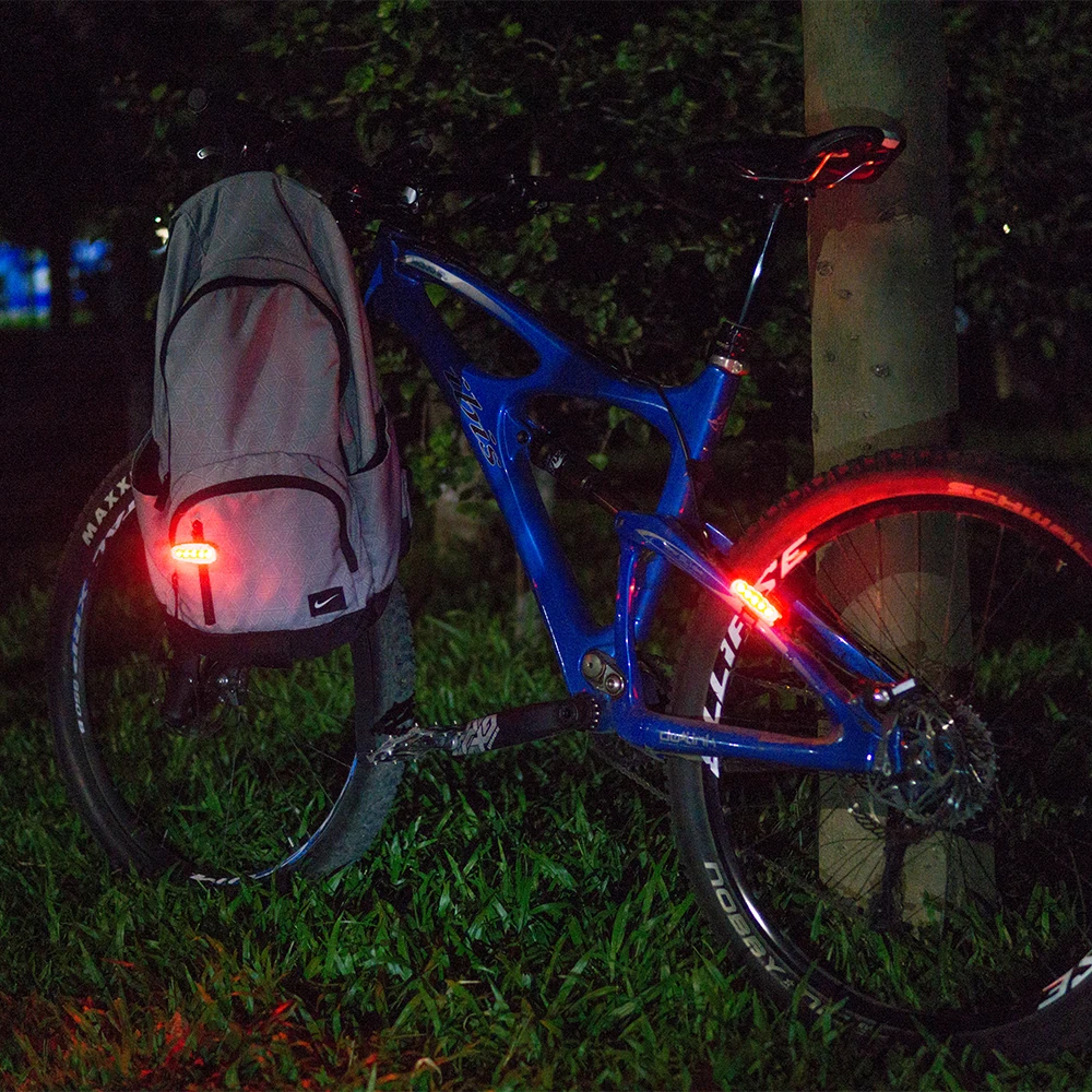 Top ZTTO Bicycle Night Safety Warning Lamp Bicycle Taillight USB Charging 4