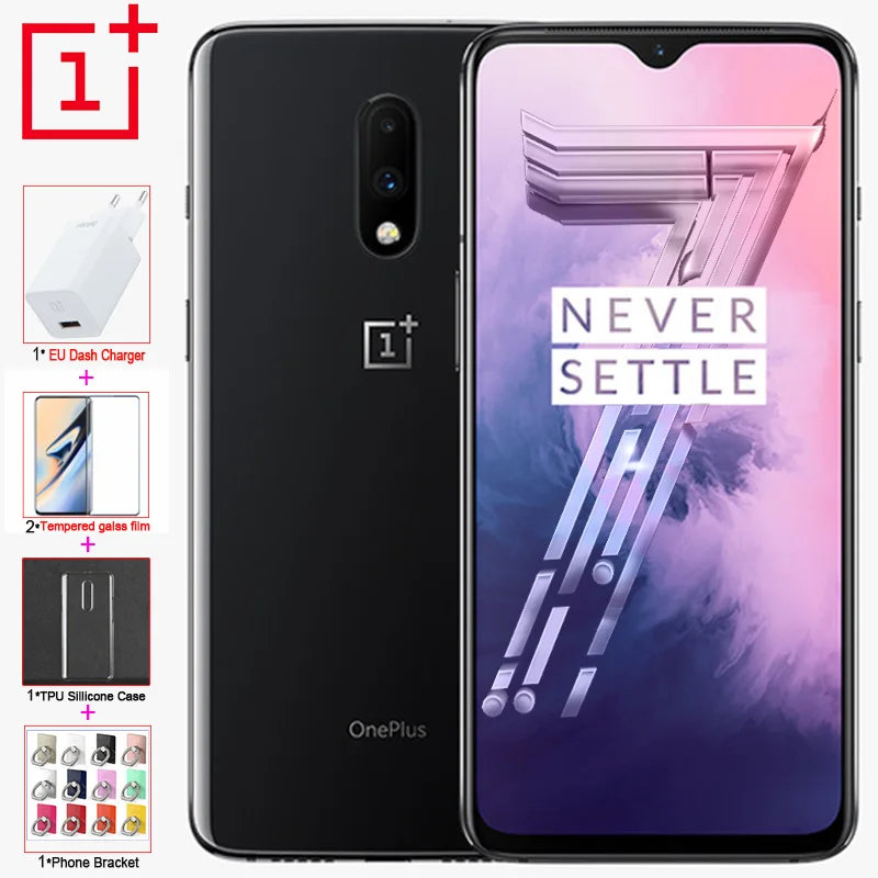 Original Oneplus 7 mobile phone 8GB 256GB Snapdragon 855 6.41 inch Screen Fingerprint 48MP Rear Camera 16MP Front Camera Phone 
Original Oneplus 7 mobile phone 8GB 256GB Snapdragon 855 6.41 inch Screen Fingerprint 48MP Rear Camera 16MP Front Camera Phone