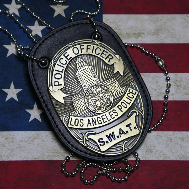 New 1pcs LA Police SWAT Officer Badges Card ID Cards Holder 1:1 Gift Cosplay Collectionn On Sale 2 Types
New 1pcs LA Police SWAT Officer Badges Card ID Cards Holder 1:1 Gift Cosplay Collectionn On Sale 2 Types