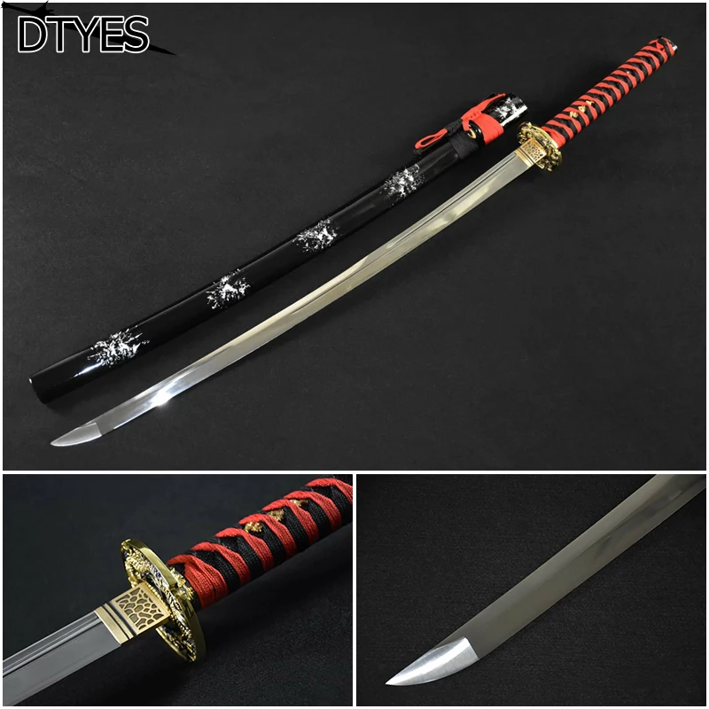 Black Ninja Swords Samurai High Manganese Steel Handmade Espada Ninja Steel Tsuba Wood Scabbard Katana Sword Battle Ready
Black Ninja Swords Samurai High Manganese Steel Handmade Espada Ninja Steel Tsuba Wood Scabbard Katana Sword Battle Ready