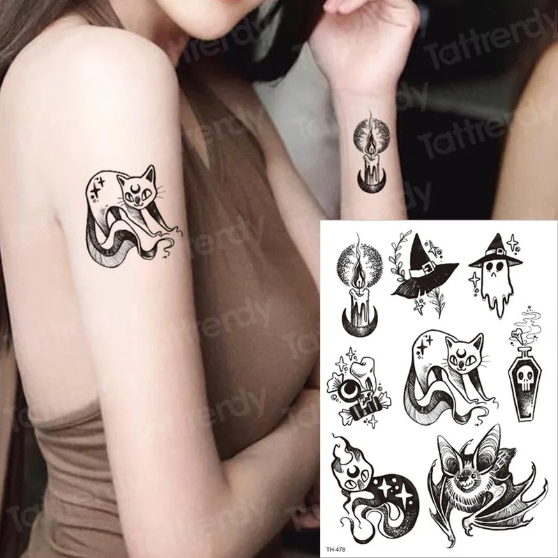 sexy temporary tattoo cat magic tattoo transfer water tattoo black devil temporary tattoos markers arm hand tatoo ankle wrist
sexy temporary tattoo cat magic tattoo transfer water tattoo black devil temporary tattoos markers arm hand tatoo ankle wrist