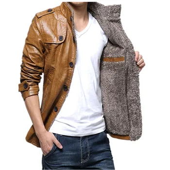 2019 new fashion Leather Jacket Men autumn Winter Thick Inner Wool Leather Coat Men Thermal Leather Coat Warm Jacket waterproof
2019 new fashion Leather Jacket Men autumn Winter Thick Inner Wool Leather Coat Men Thermal Leather Coat Warm Jacket waterproof