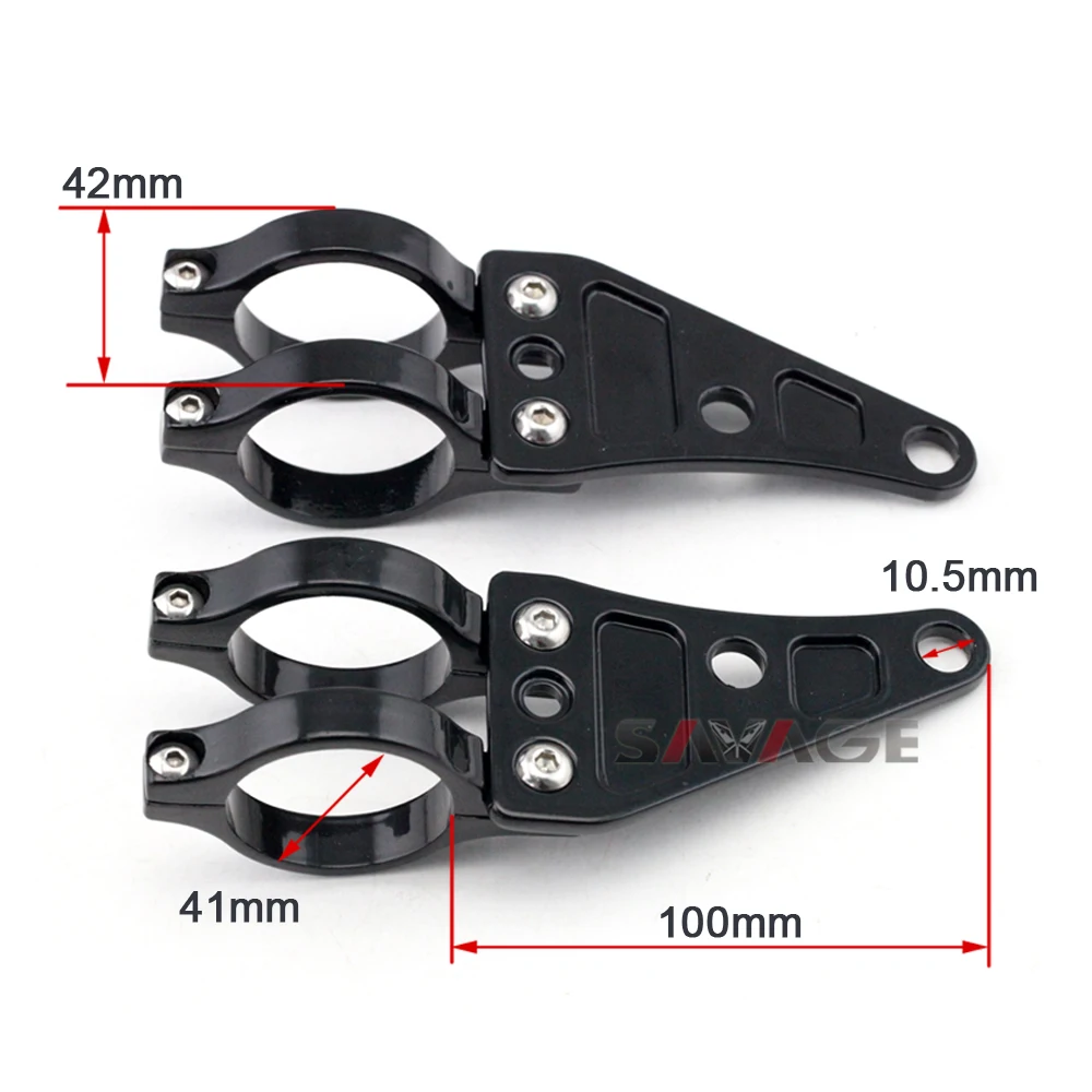 Universal Motorcycle Accessories Headlight Headlamp Mount For Aprilia Ducati Kawasaki Yamaha Honda Suzuki 41mm Brackets Holder
Universal Motorcycle Accessories Headlight Headlamp Mount For Aprilia Ducati Kawasaki Yamaha Honda Suzuki 41mm Brackets Holder