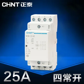 CHINT Mini single-phase AC contactor 220V Din Rail Type NCH8-25/40 four Normally Opem 4P 25A
CHINT Mini single-phase AC contactor 220V Din Rail Type NCH8-25/40 four Normally Opem 4P 25A