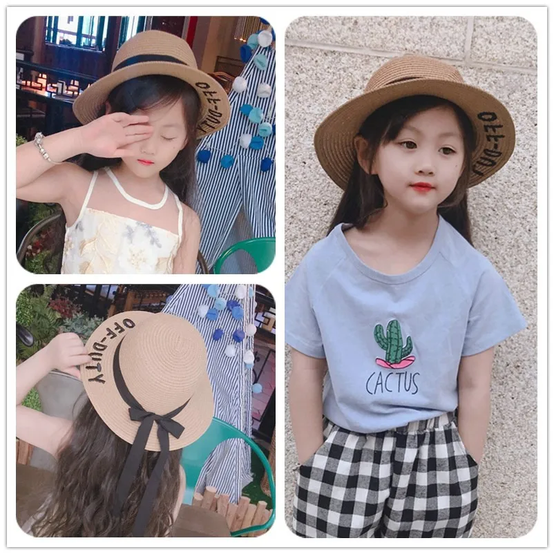 Ribbon straw hat girl summer beach hat parent-child caps is prevented bask in caps seaside on large eaves beach hat
Ribbon straw hat girl summer beach hat parent-child caps is prevented bask in caps seaside on large eaves beach hat