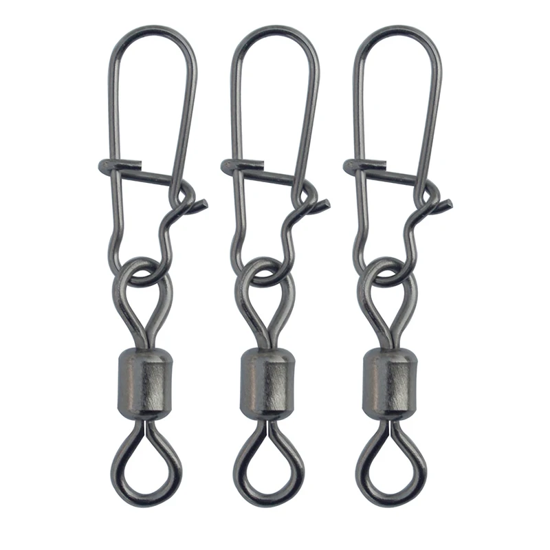 Fishing Swivel with Snap 20pcs/lot Rolling Fishing Swivel with Nice Snap Stainless Steel Fishing Clips Connector Accessories
Fishing Swivel with Snap 20pcs/lot Rolling Fishing Swivel with Nice Snap Stainless Steel Fishing Clips Connector Accessories
