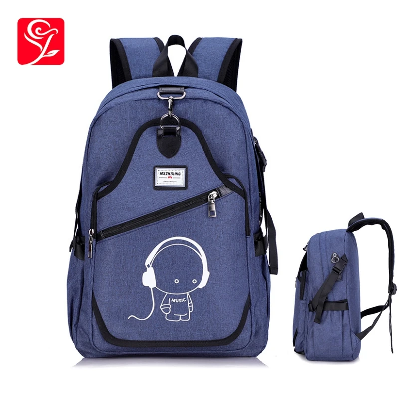 2019 New USB Interface Backpack Simple Versatile Luminous Printing Backpack men's Business Computer Bag Ladies Travel Bag
2019 New USB Interface Backpack Simple Versatile Luminous Printing Backpack men's Business Computer Bag Ladies Travel Bag