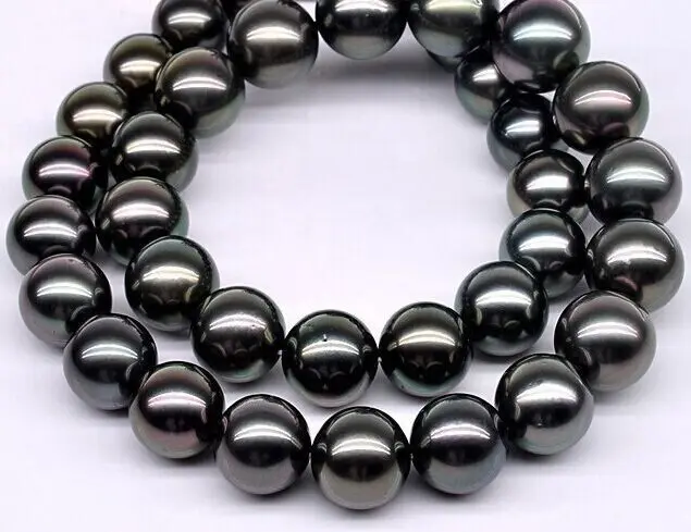 huge 18"11-12mm Natural Tahitian genuine dark black gray round pearl necklace
huge 18"11-12mm Natural Tahitian genuine dark black gray round pearl necklace
