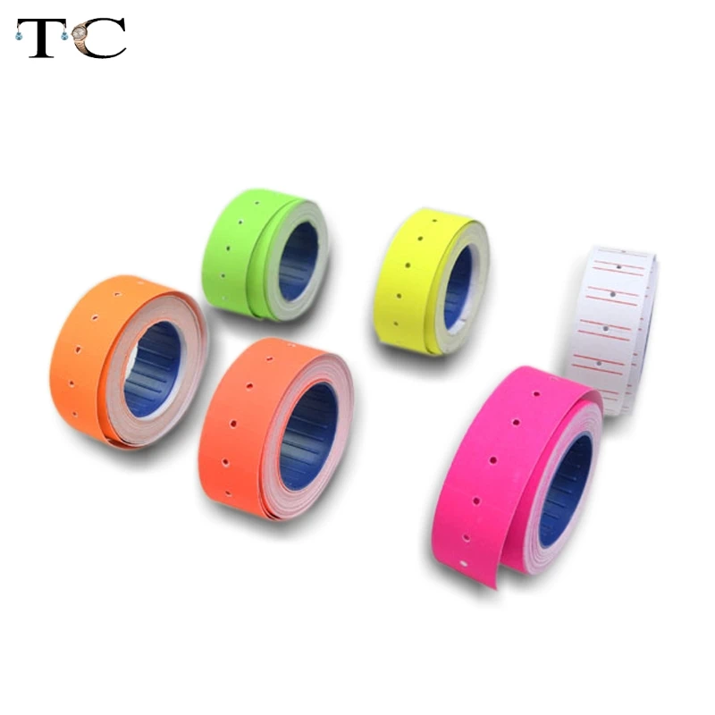 Promotional One Roll 500pcs Coloredl Adhesive Price Labels Paper Tag Mark Sticker For MX-5500 Price Gun Labeller
Promotional One Roll 500pcs Coloredl Adhesive Price Labels Paper Tag Mark Sticker For MX-5500 Price Gun Labeller