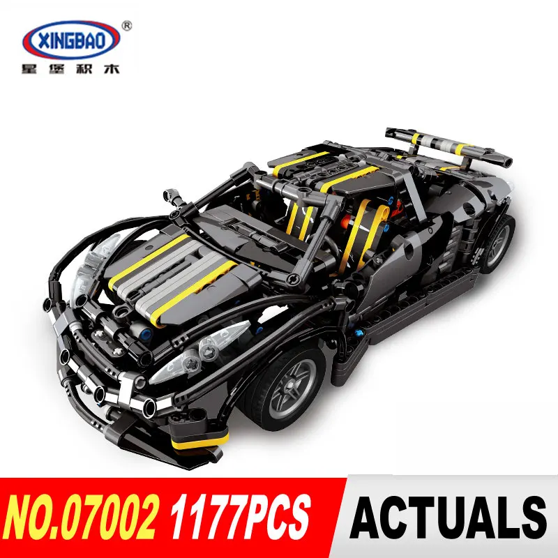 XingBao 07002 1177Pcs MOC Series The Balisong small Supercar Set children Educational Building Blocks Bricks Toys Model XB-07002
XingBao 07002 1177Pcs MOC Series The Balisong small Supercar Set children Educational Building Blocks Bricks Toys Model XB-07002