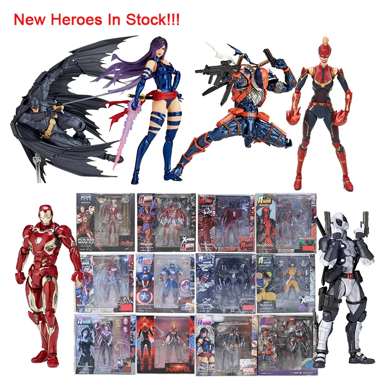 Revoltech Series Marvel Avengers Endgame Iron Man Spiderman Venom wolverine Captain america Magneto Action Figure Model Toy
Revoltech Series Marvel Avengers Endgame Iron Man Spiderman Venom wolverine Captain america Magneto Action Figure Model Toy