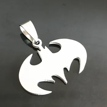 Euro-American Fashion Superhero Bat man Pendant Necklace Fashion Women Men Stainless Steel Pendants Size 2.2*2.9cm 50pcs/lot
Euro-American Fashion Superhero Bat man Pendant Necklace Fashion Women Men Stainless Steel Pendants Size 2.2*2.9cm 50pcs/lot