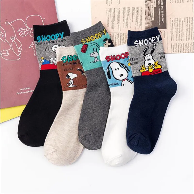 1 pairs New Cartoon Women Socks Animal Print Fashion Cotton Kawaii Dog Snoopy Cute Socks Skateboard Funny Socks For Girl Sokken
1 pairs New Cartoon Women Socks Animal Print Fashion Cotton Kawaii Dog Snoopy Cute Socks Skateboard Funny Socks For Girl Sokken