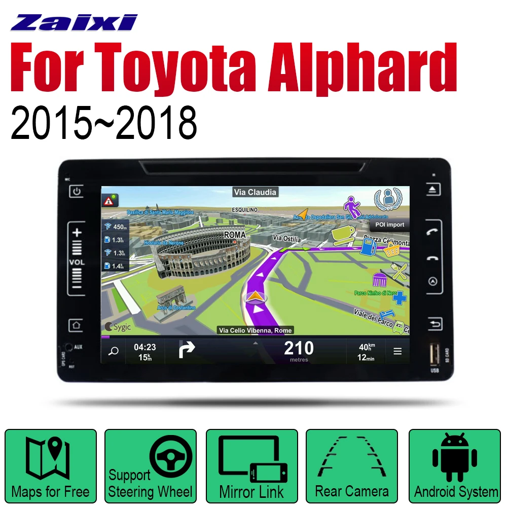 ZaiXi Auto Radio 2 Din Android Car DVD Player For Toyota Alphard 2015~2018 GPS Navigation BT Wifi Map Multimedia system Stereo
ZaiXi Auto Radio 2 Din Android Car DVD Player For Toyota Alphard 2015~2018 GPS Navigation BT Wifi Map Multimedia system Stereo
