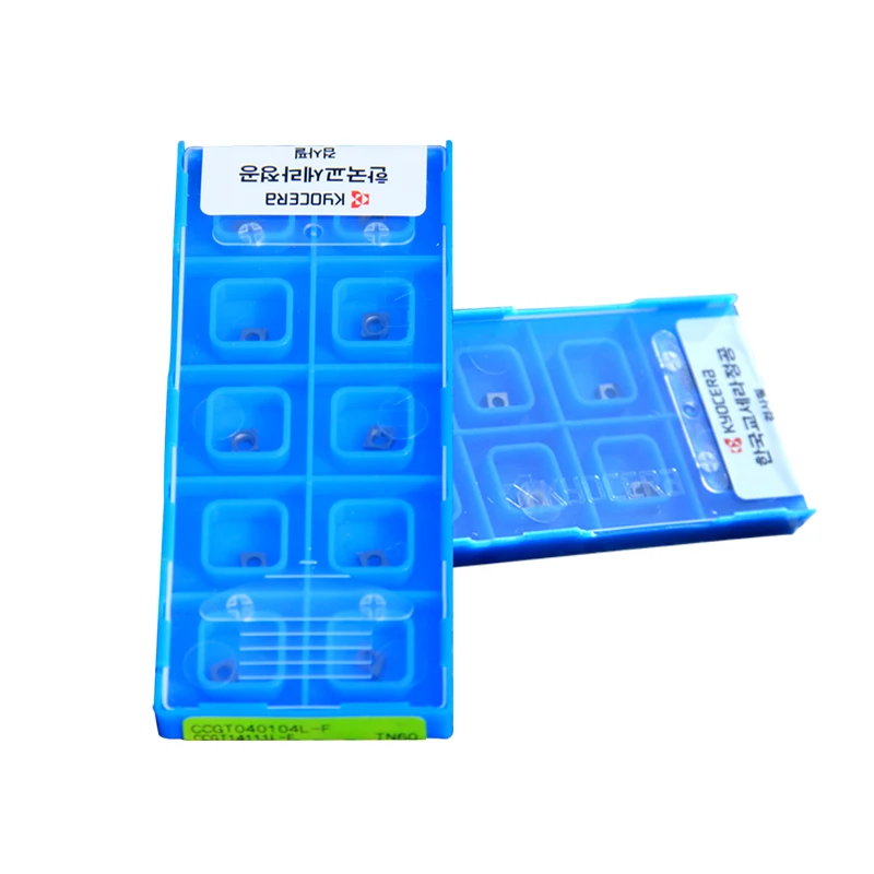 10PCS CCGT040102L F TN60 CCGT040104L F TN60 kyocera Carbide Tip Lathe Insert CCGT040102 turning tool of lathe cutter
10PCS CCGT040102L F TN60 CCGT040104L F TN60 kyocera Carbide Tip Lathe Insert CCGT040102 turning tool of lathe cutter