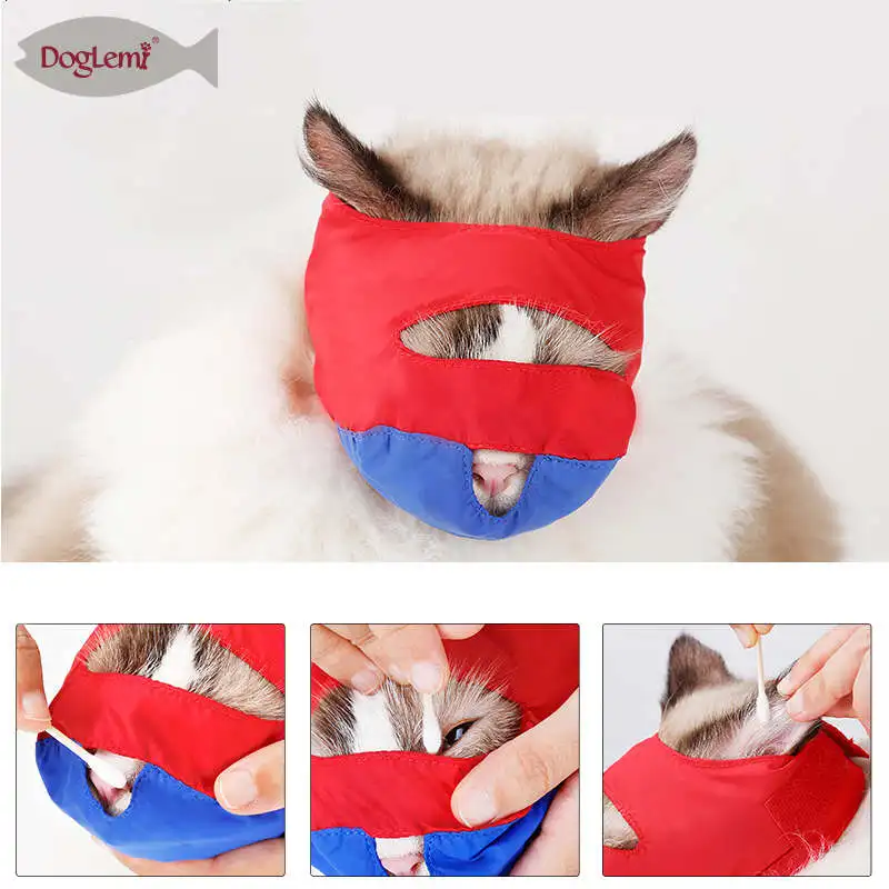 Cat Grooming Muzzle Breathable Cat Anti Bite Mask Puppy Bath Beauty Grooming Supplies Funny Pet Calming Mask Mouth Cover
Cat Grooming Muzzle Breathable Cat Anti Bite Mask Puppy Bath Beauty Grooming Supplies Funny Pet Calming Mask Mouth Cover