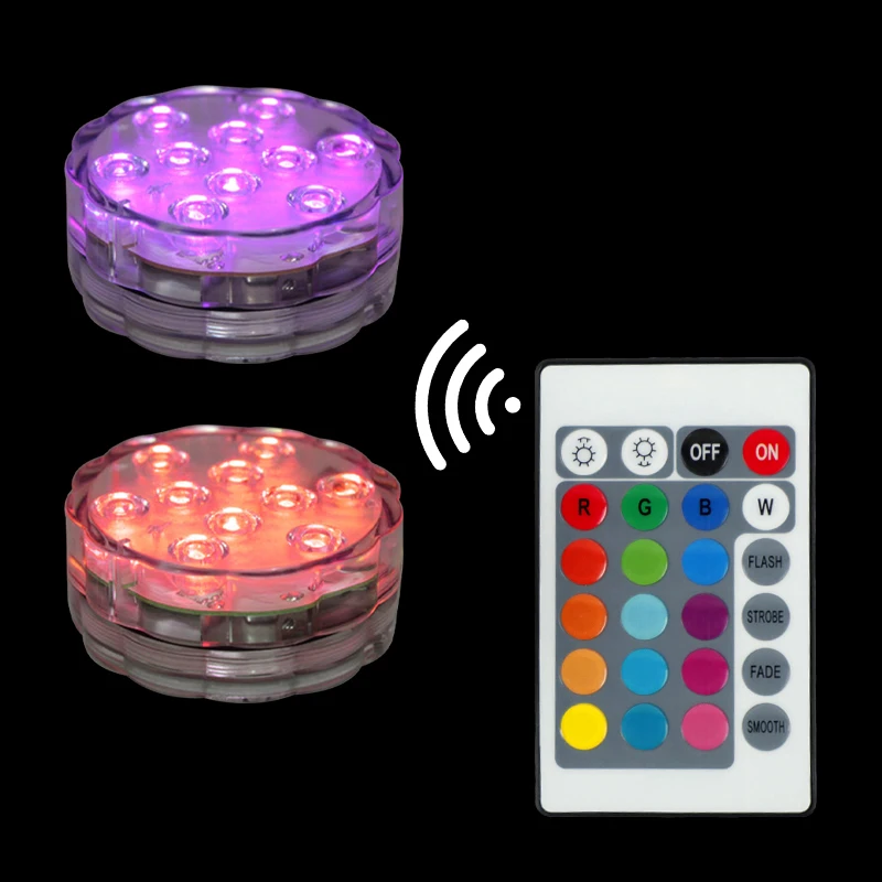 CEVENT 10 Led Remote Controlled Submersible Light Waterproof Light RGB for Vase Wedding Party Fish Tank Decors Party Decoration
CEVENT 10 Led Remote Controlled Submersible Light Waterproof Light RGB for Vase Wedding Party Fish Tank Decors Party Decoration