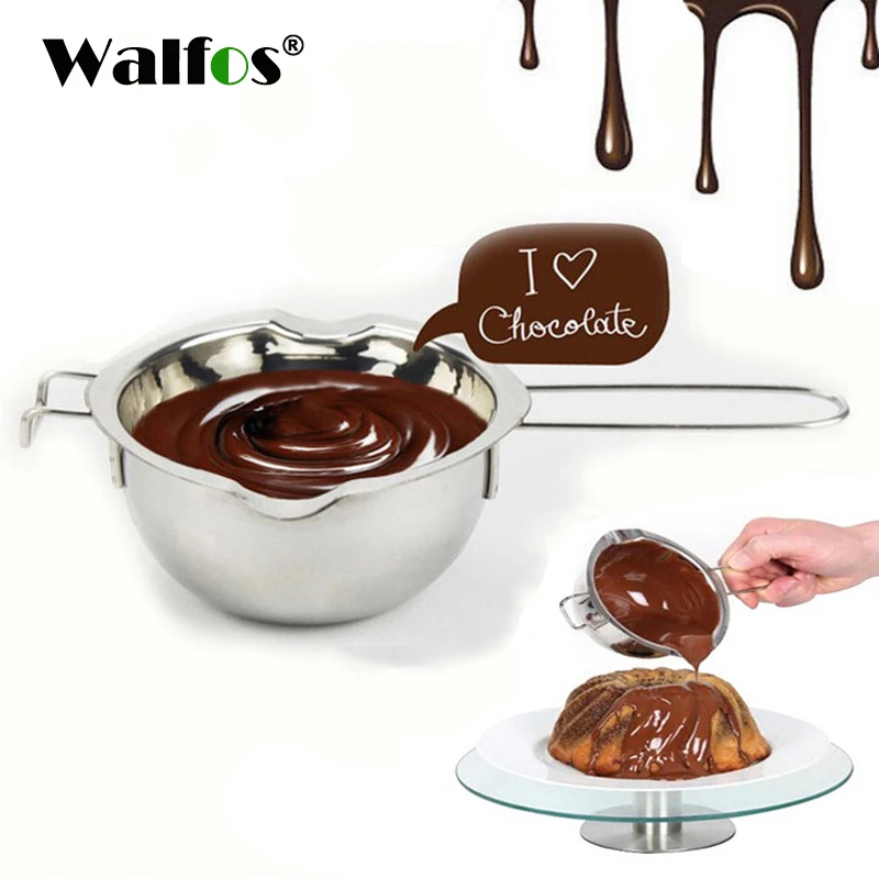 WALFOS 304 Doble Stainless Steel Universal Boiler Insert Chocolate Fondant Caramel Melt Bowl Butter Pot Pan Baking Cheese Heatin
WALFOS 304 Doble Stainless Steel Universal Boiler Insert Chocolate Fondant Caramel Melt Bowl Butter Pot Pan Baking Cheese Heatin