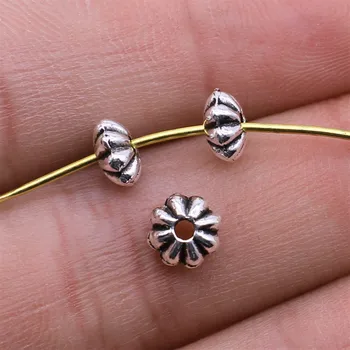 WYSIWYG Jewelry Making Accessories DIY Craft 30pcs Antique Silver Color 6mm Spacer Beads For Jewelry Making
WYSIWYG Jewelry Making Accessories DIY Craft 30pcs Antique Silver Color 6mm Spacer Beads For Jewelry Making