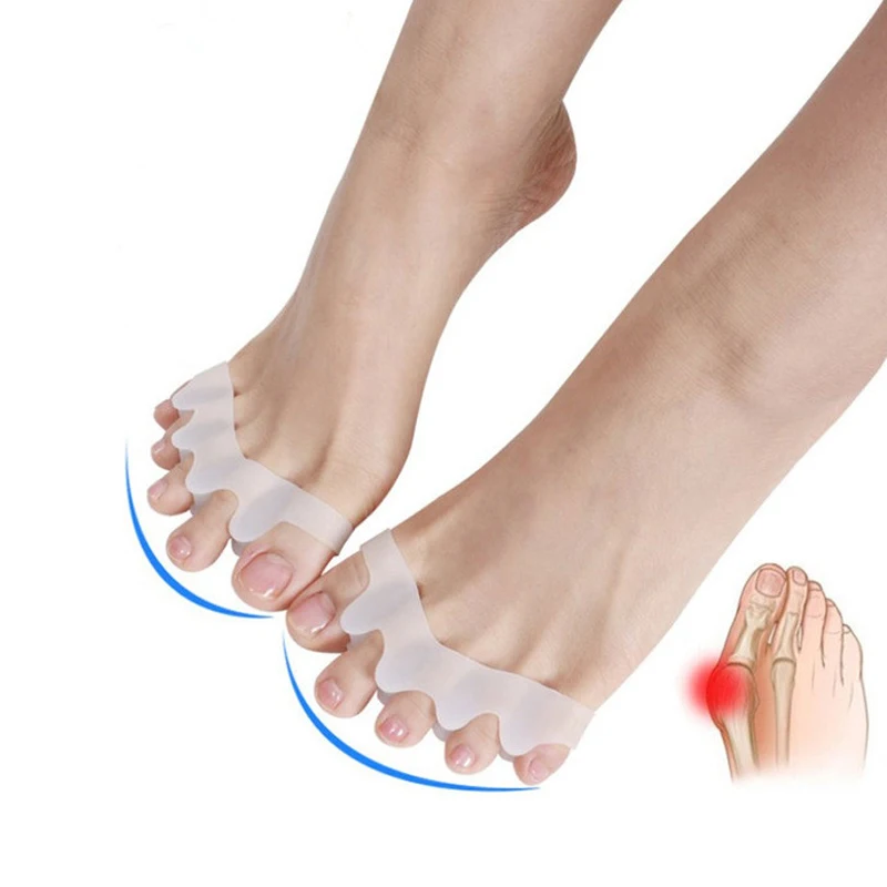 5 Holes Silicone Pedicure Foot Care Fixed Toe Separator Hallux Valgus Overlapping Toe Correction Legs Finger Protector
5 Holes Silicone Pedicure Foot Care Fixed Toe Separator Hallux Valgus Overlapping Toe Correction Legs Finger Protector