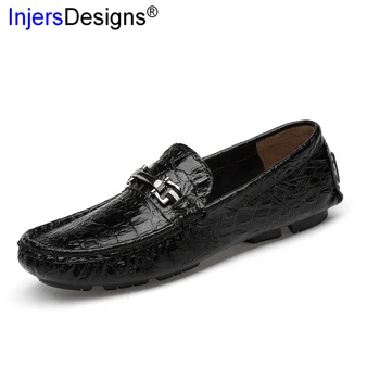 Big Size 37-48 Driving Shoes New Arrival Crocodile Emboss Boat Shoes Men Slip-On Loafers Soft Moccasins Fashion Casual Men Shoes
Big Size 37-48 Driving Shoes New Arrival Crocodile Emboss Boat Shoes Men Slip-On Loafers Soft Moccasins Fashion Casual Men Shoes