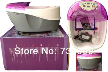 Purple ion detox foot bath spa combined foot basin with high quality wristband and ion arrays,detox foot spa Wholesale 2pcs/lot
Purple ion detox foot bath spa combined foot basin with high quality wristband and ion arrays,detox foot spa Wholesale 2pcs/lot